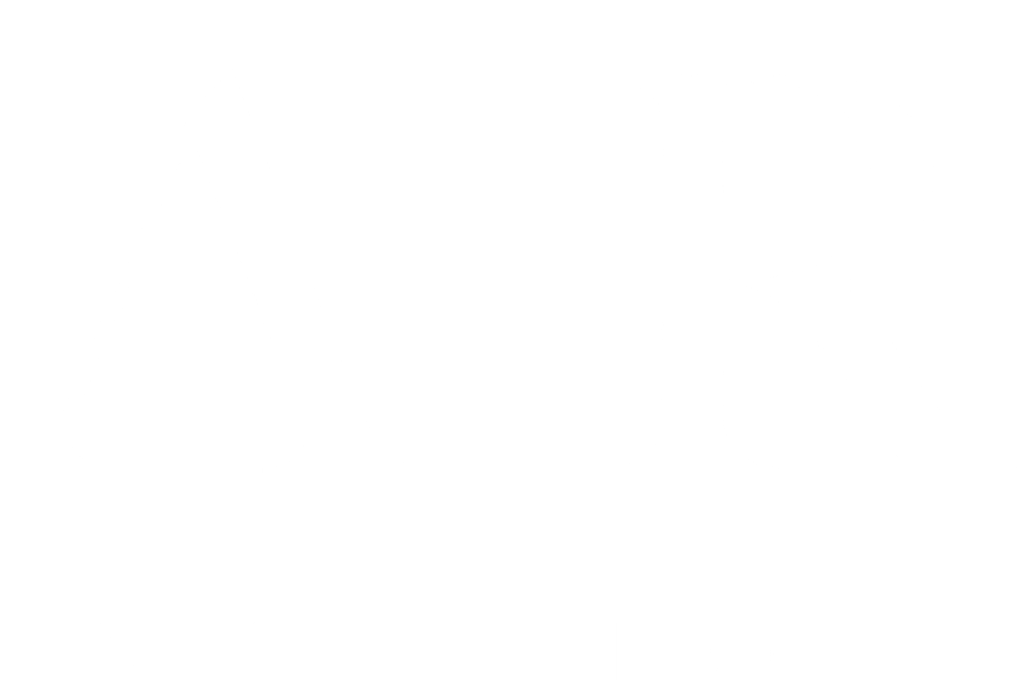 AR Interiors logo hwite